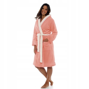 ЖЕНСКИЙ ДЕТСКИЙ ПЛОТНЫЙ ТЕПЛЫЙ ДЛИННЫЙ ХАЛАТ овечий % ХЛОПОК