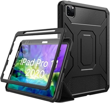 CASE OCHRONNY ETUI DO IPAD 11'' 2020 CZARNY SKŁADANY PREMIUM