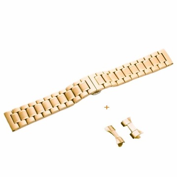 БРАСЛЕТ ДЛЯ ЧАСОВ - 17 ММ - ЗОЛОТО - СТАЛЬ