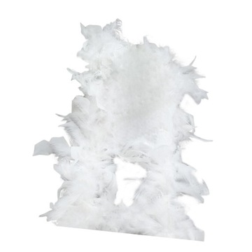 Party Carnival Scarf, Feather Scarf, Feather Boa, Feathers Costume white