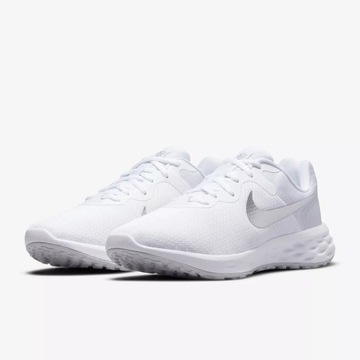 Nike Damskie Buty sportowe Revolution 6 białe DC3729-101 rozmiar 39