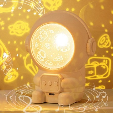 Lampka nocna projektora świetlnego astronauty w stylu A