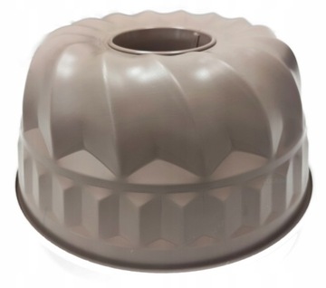 Противень, круглая форма для торта с рукавом, 22 см, коричневый