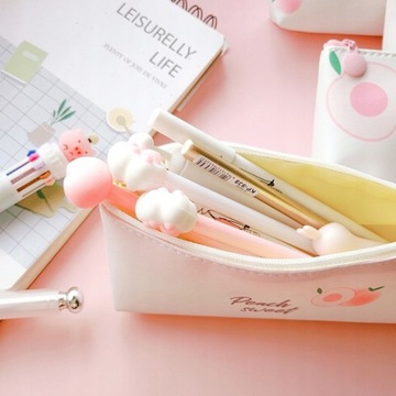 2 шт. креативный холщовый пенал на молнии для женщин