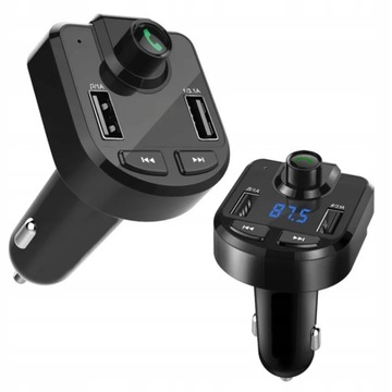 Transmiter FM bluetooth ładowarka 3,1A NEW X8