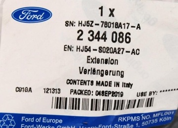 НАКЛАДКА ОКНА ПЕРЕДНЯЯ ЛЕВАЯ FORD KUGA Mk2 2018- EU