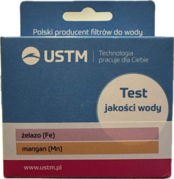 Test-4 jakości wody (żelazo, mangan) UST-m