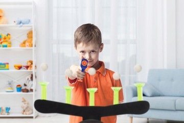 ИГРУШКА ДЛЯ МАЛЬЧИКА: СТРЕЛЬБА ПО ЛЕТЯЩИМ ШАРАМ