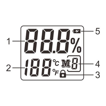 Термогигрометр LY WT660