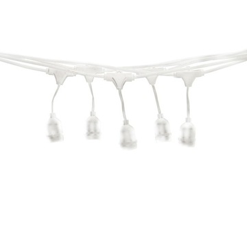 Biała girlanda ogrodowa 15m E27 150W EKO-LIGHT