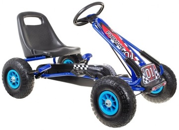 wytrzymały GOKART Formuła 01 stabilny pojazd na pedały + ręczny hamulec