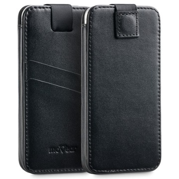 Etui do iPhone 13/12 Mini / SE (2022/2020) 8 7 6 wsuwka skórzana MOVEAR