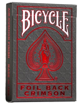 Bicycle METALLUXE Red - karty klasyczne