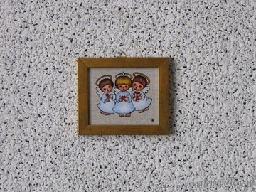 Три ангела - РИСУНКИ НА СТЕКЛЕ - Ева Скшипец