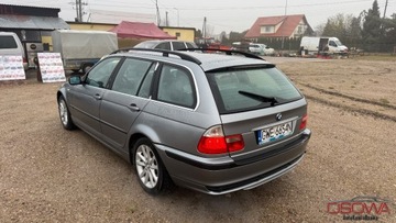 BMW Seria 3 E46 Touring 320 d 150KM 2004 BMW Seria 3 2.0d 150 KM automat skory bi xenon Czarny sufit stan tech per, zdjęcie 6