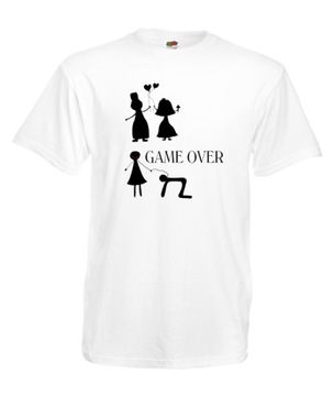 L KOSZULKA MĘSKA WIECZÓR KAWALERSKI GAME OVER
