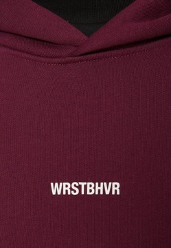 Bluza kangurka oversize z logo Wrstbhvr XL