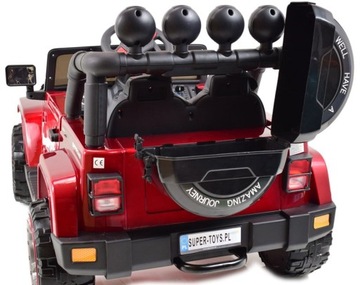 MEGA JEEP FULLTIME, NAPĘD 4X4, 1X12V ,WOLNY START/