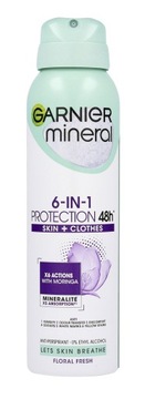 Garnier Mineral Dezodorant spray 6in1 Protection 48h Floral Fresh 150ml
