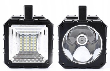 LATARKA AKUMULATOROWA SZPERACZ LAMPA LED USB POWER BANK LEKKA 7 TRYBÓW