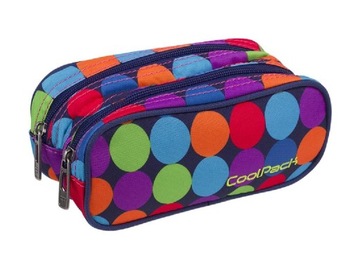 COOLPACK PIÓRNIK SZKOLNY W GROSZKI KROPKI POJEMNY LEKKI 2W1
