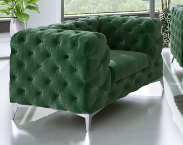 SOFA KANAPA sTYL GLAMOUR PIKOWANA 2 OSOBOWA