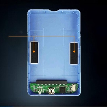 2,5-дюймовый внешний портативный накопитель USB 3.0, корпус жесткого диска, футляр для хранения SSD, белый