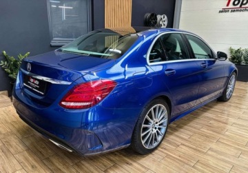 Mercedes Klasa C W205 Limuzyna 200 184KM 2015 Mercedes-Benz Klasa C lift AUTOMAT SKORY 184KM LED perfekcyjny navi, zdjęcie 6