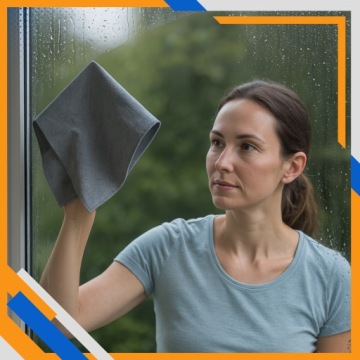 10 -кратная ткань из микрофибры. Магическая очистка окна без полос