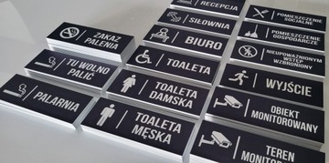 Tabliczka Toaleta Inwalida 20x7cm PCV 3mm UV