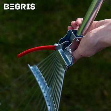 РЕГУЛИРУЕМЫЕ проволочные грабли, металлический вал, телескопическая ручка