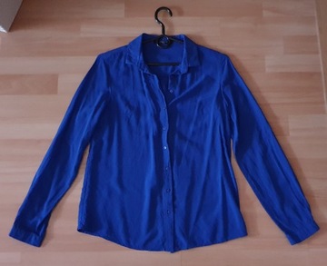 MOHITO koszula damska niebieska kobaltowa XS/34