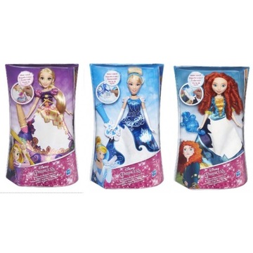 DISNEY LALKA KSIĘŻNICZKA MAGICZNA SUKIENKA MIX