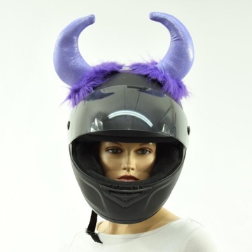 Ozdoba na kask motocyklowy, rowerowy, narciarski - rogi BYKA / Kozła