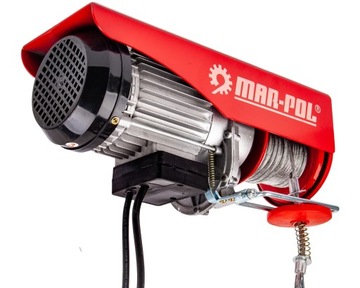 ЛЕБЕДКА 230В ЭЛЕКТРИЧЕСКАЯ ТРОСОВАЯ ЛЕБЕДКА 800кг