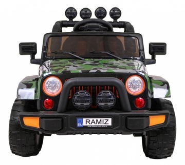 jeździk samochodzik FULL TIME 4WD z napędem 4x4 + pilot + piankowe koła