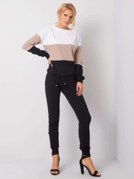 Комплект ЖЕНСКИЙ СПОРТ, спортивный костюм из двух предметов F597 темно-синий/синий 38 M