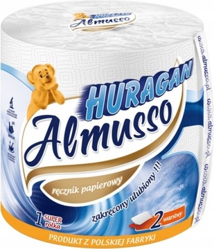 ALMUSSO RĘCZNIK PAPIEROWY HURAGAN 1SZT