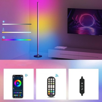 СВЕТОДИОДНЫЙ ТОРШЕР RGB, ТОРШЕР С РЕГУЛИРУЕМОЙ РЕГУЛЯЦИЕЙ С ДИСТАНЦИОННЫМ УПРАВЛЕНИЕМ