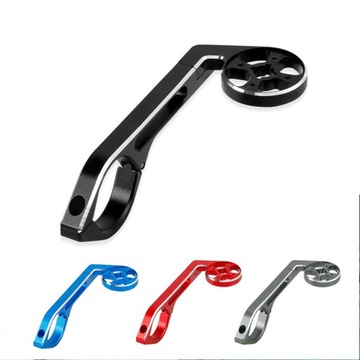 Przedni uchwyt rowerowy Combo do aparatu Garmin Edge Bryton, aluminium, szary