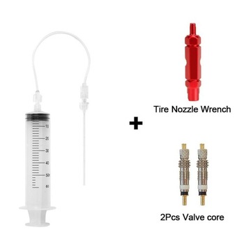 Инструмент для герметизации велосипедных шин, красный.