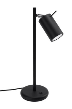 MINIMALISTYCZNA Lampa biurkowa RING czarna SOLLUX