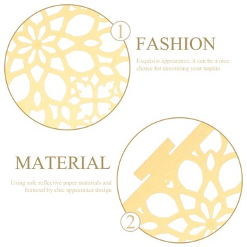 Одноразовые кольца для салфеток Кольца для салфеток 50 шт.