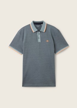 Tom Tailor Basic Polo Shirt - Navy Grey Mint Twoto