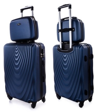 НАБОР 2-в-1 МАЛЕНЬКИЙ ДОРОЖНЫЙ ЧЕМОДАН L + КОРОБКА КОСМЕТИЧЕСКАЯ СУМКА RGL СУМКА ДЛЯ БАГАЖА