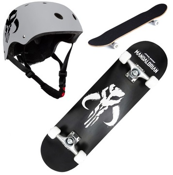DESKOROLKA DREWNIANA KASK STAR WARS MANDALORIAN