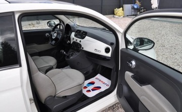 Fiat 500 II Hatchback 3d 1.4 100KM 2008 Fiat 500 LOUNGE 1.4 Benzyna Panorama otwierana, zdjęcie 15
