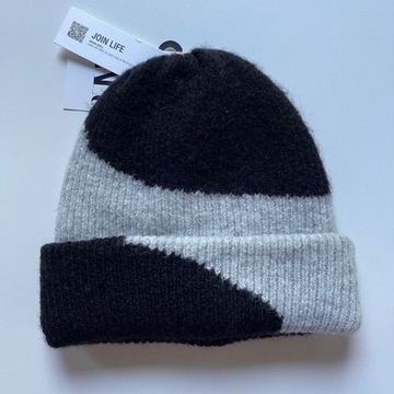 ZARA Czapka Beanie Wełna M