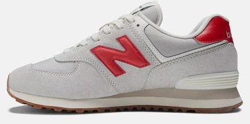 Buty NEW BALANCE U574RF2 szare skórzane sneakersy