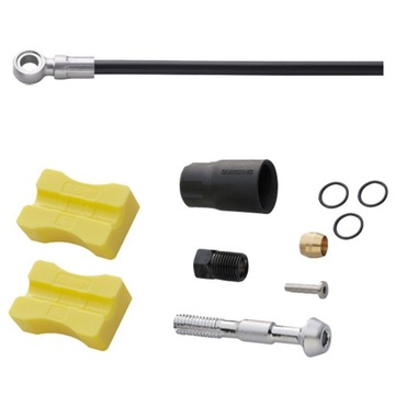 Przewód Olejowy SHIMANO BH90 1m Czarny XTR 9000